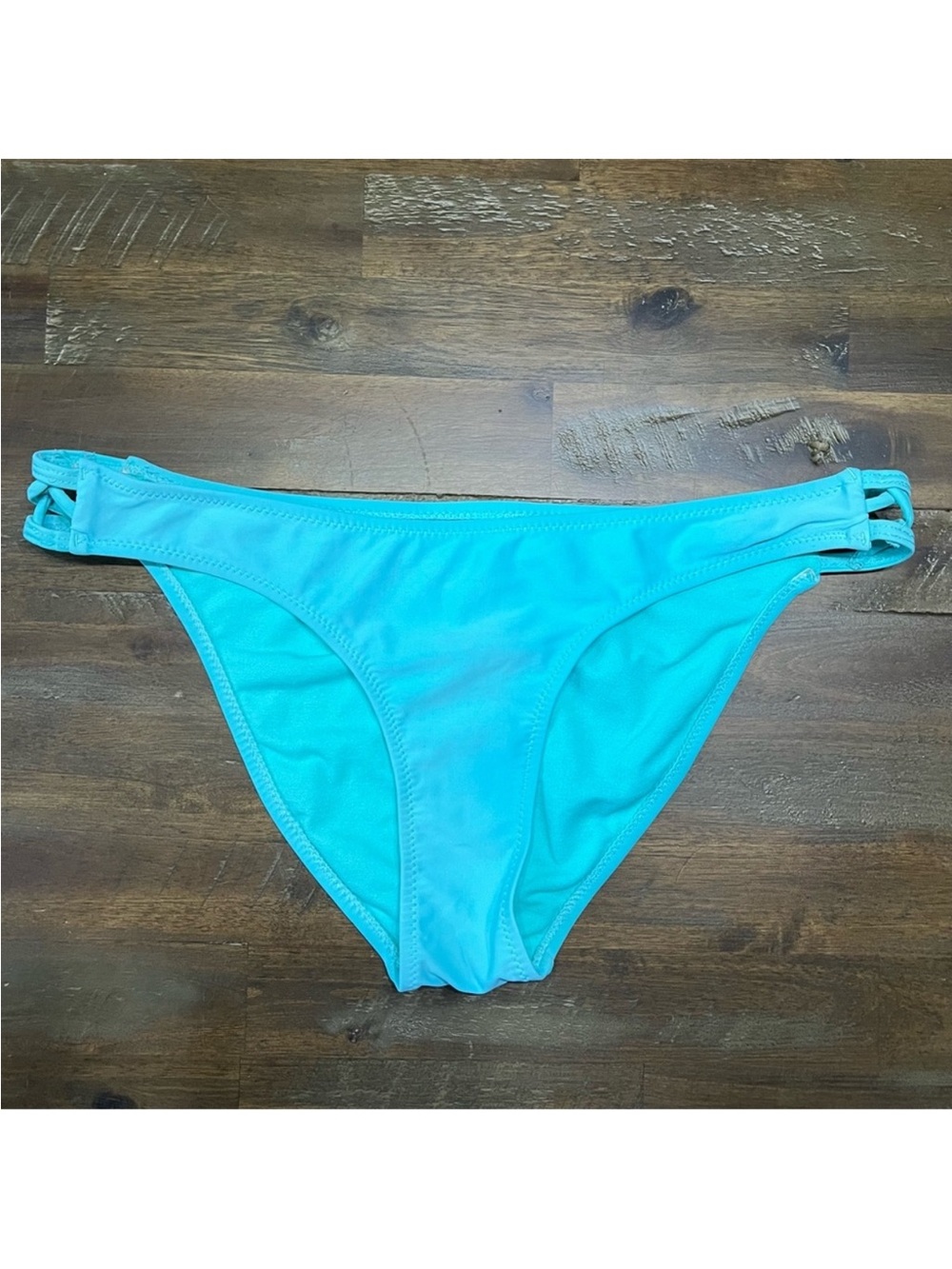 ✅ Coral Tropic by Apollo Swimwear aqua blue hipster bikini bottoms